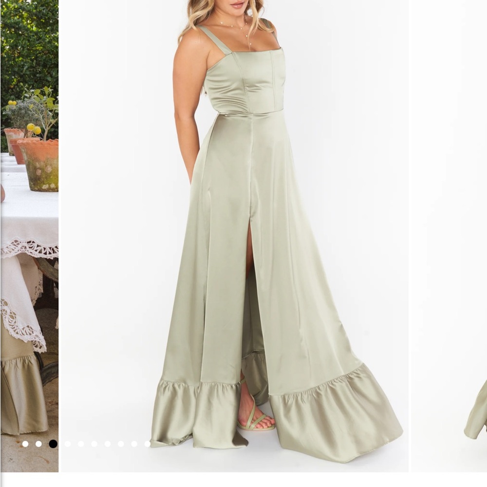 Show Me Your MuMu Clarissa Satin Maxi Dress
